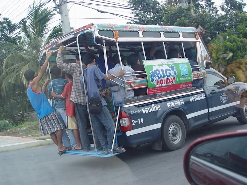 Baht bus in Thailand
