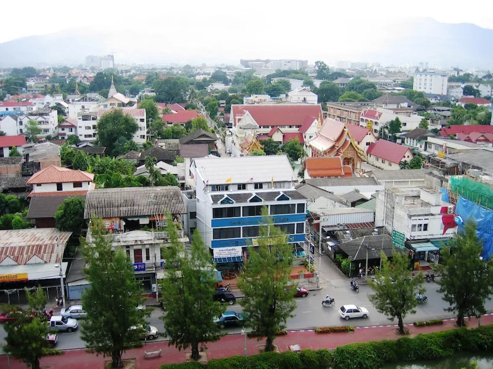 View of Chiang Mai Old Town