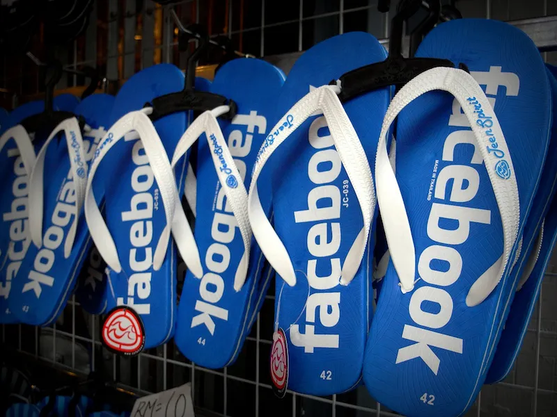 Facebook flip flops