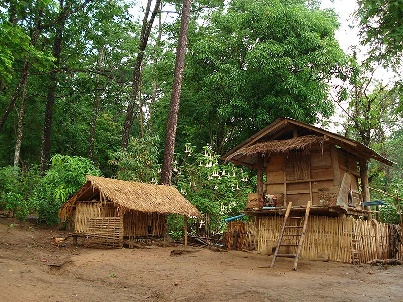 Village in the north of Thailand