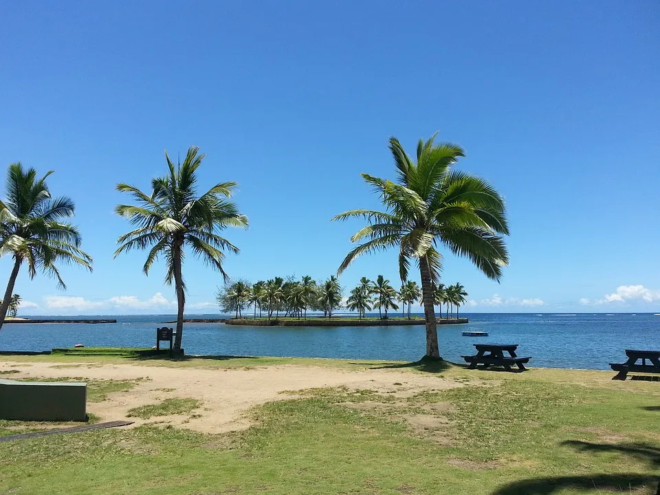 Beach in Fiji islands, South Pacific