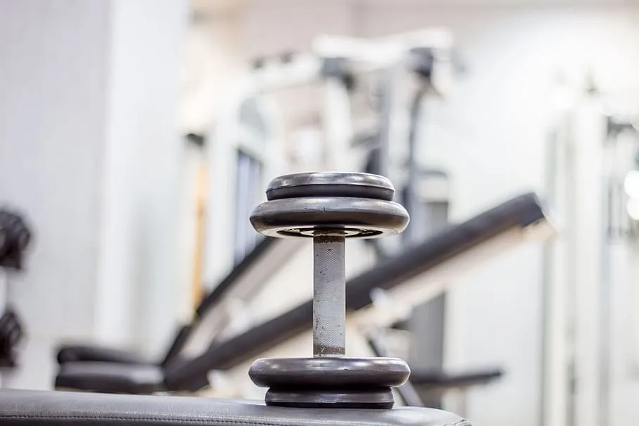 Dumbbell weight at gym