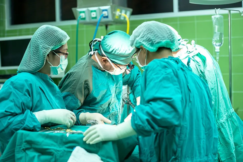 Surgery in the hospital
