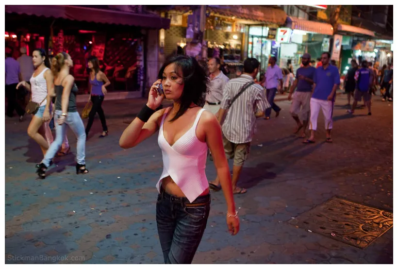 Thai Girl on the phone
