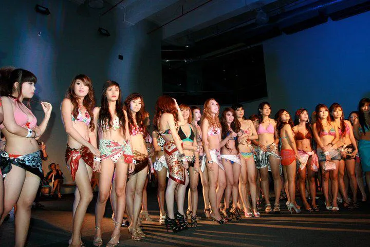 A beauty pageant contest