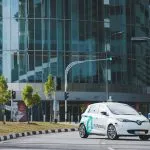A self-driving car