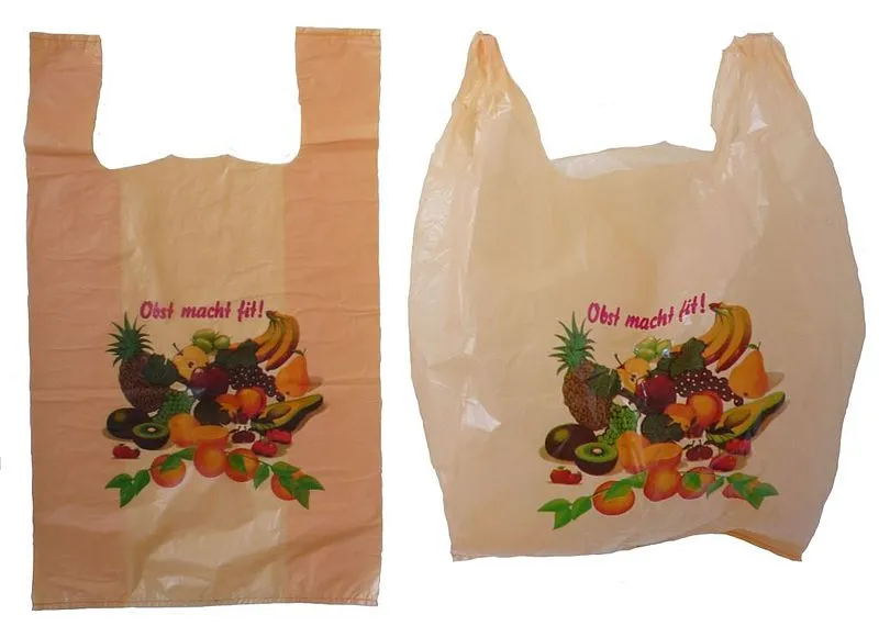 Plastic shopping bags