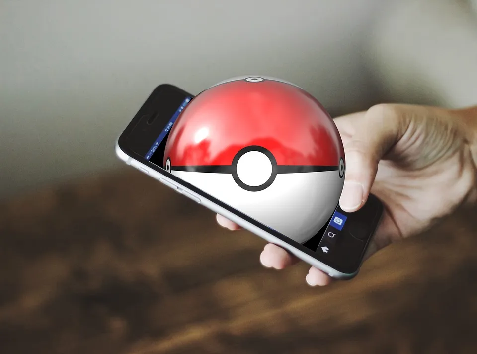 Pokemon Go smartphone and logo