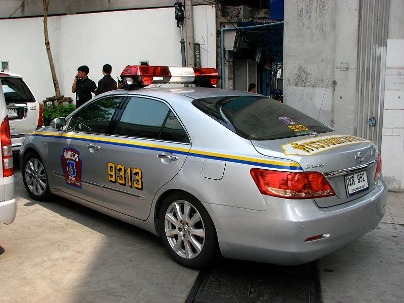Police Highway Patrol Toyota Camry VVTi in Thailand