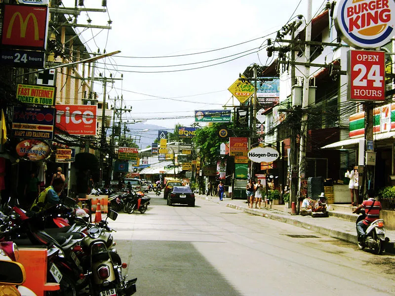 Chaweng in Koh Samui island