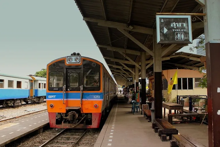 A railway station in Thailand