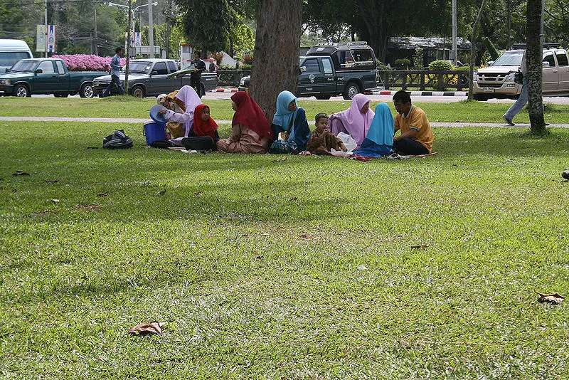 Malay Muslim family in Songkhla