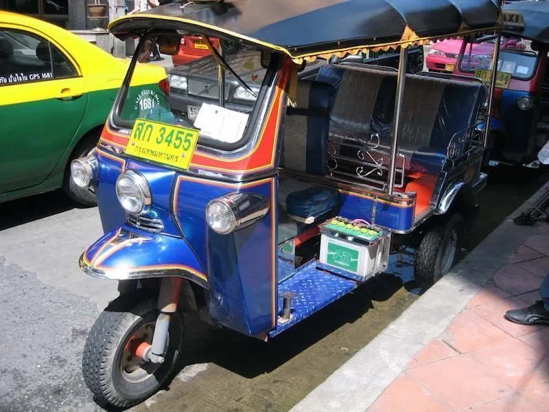 A tuk tuk in Bangkok