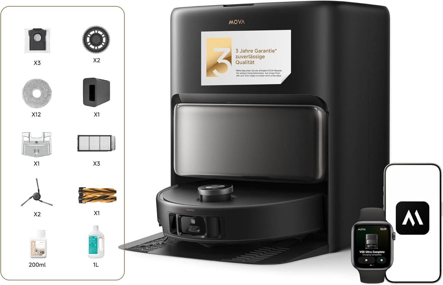 Probamos el Mova V50 Ultra: 24.000 Pa y dudas