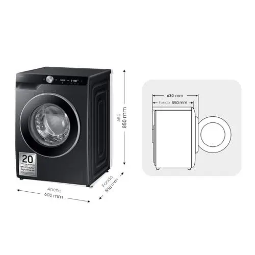 Probamos la Samsung WW90DG6U85LBU3: EcoBubble con IA