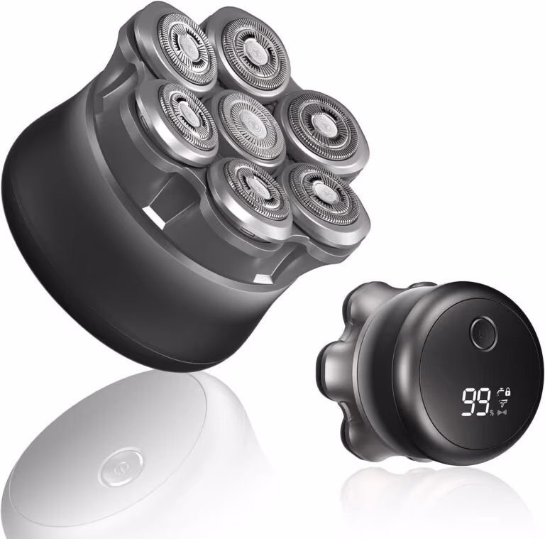 Probamos la afeitadora para cabeza 7D con LED y bloqueo de viaje Probamos la afeitadora para cabeza 7D con LED y bloqueo de viaje