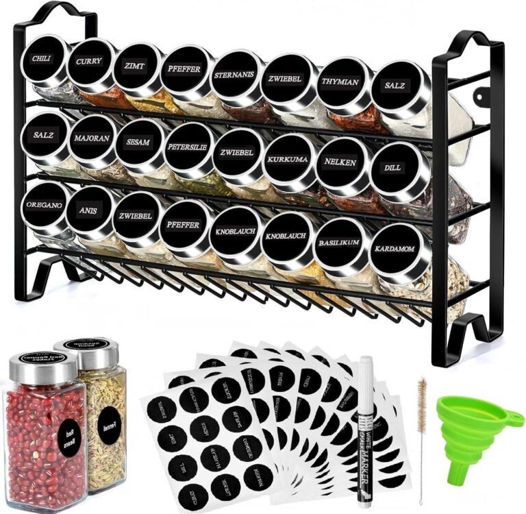 Probamos el Organizador de especieros edihome: 24 tarros, 3 niveles y etiquetas Probamos el Organizador de especieros edihome: 24 tarros, 3 niveles y etiquetas