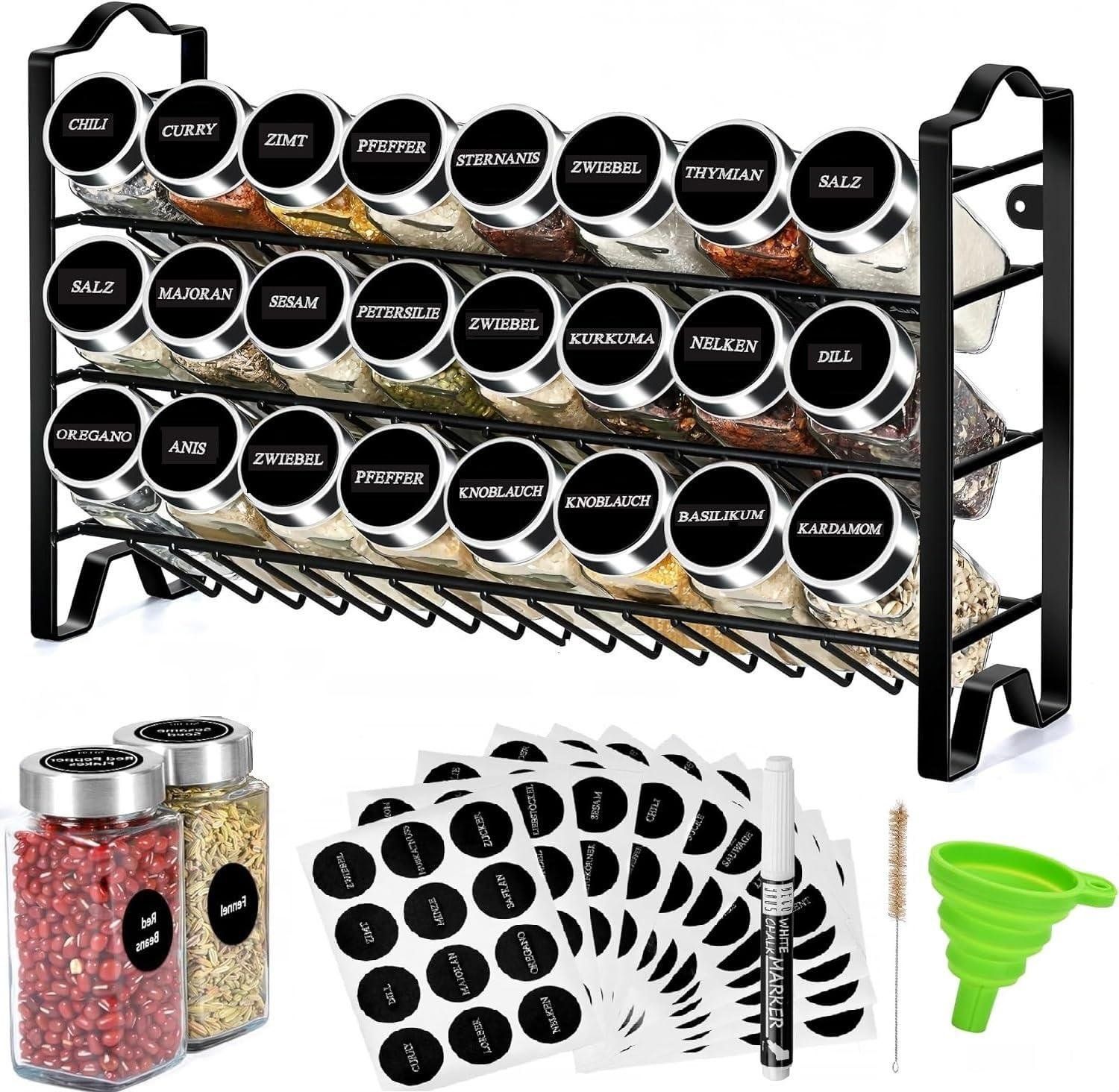 Probamos el edihome: 24 tarros, 3 niveles y etiquetas