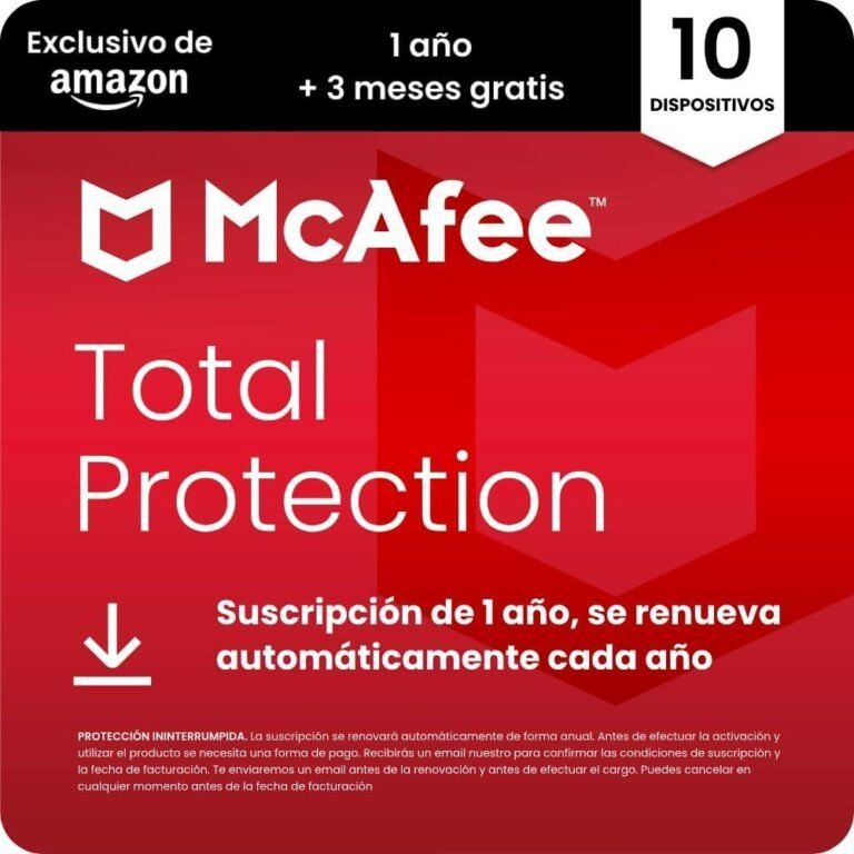 Probamos McAfee Total Protection 2025: nuestra experiencia Probamos McAfee Total Protection 2025: nuestra experiencia