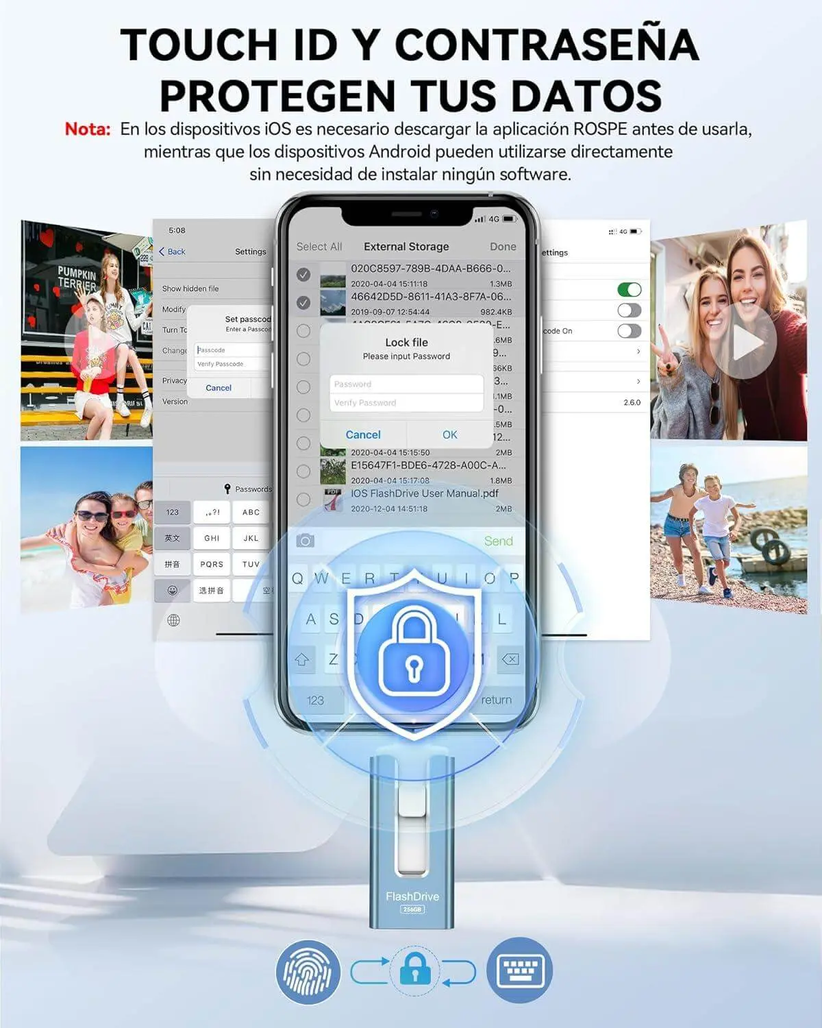 Probamos el pendrive SUDEHO 4 en 1 de 256GB