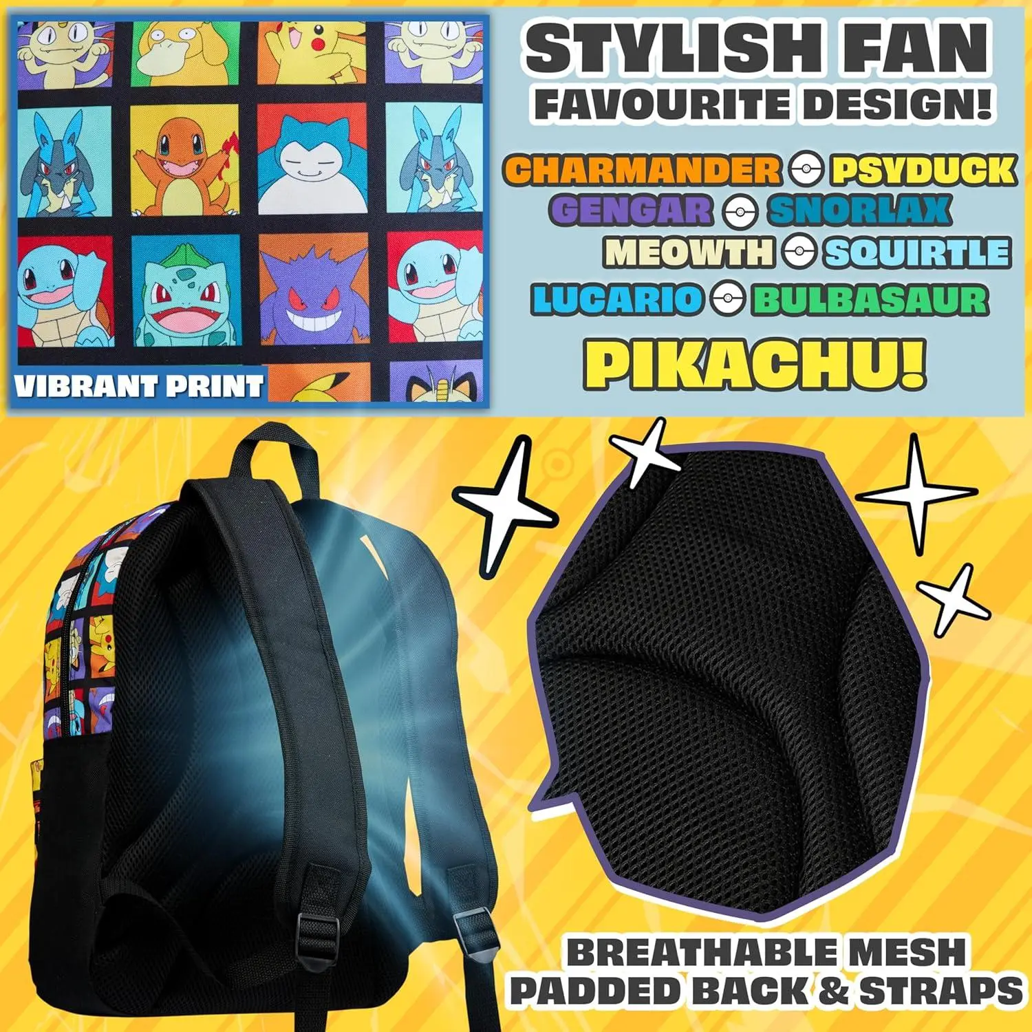 Nuestra opinión: Mochila Pokémon infantil con portabotellas