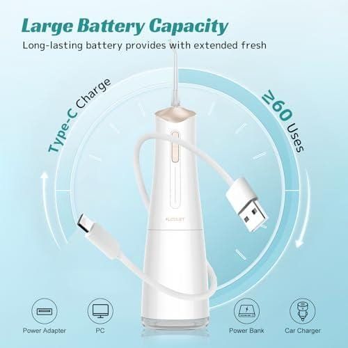 Probamos el FlossJet: 300 ml, 5 boquillas e IPX7