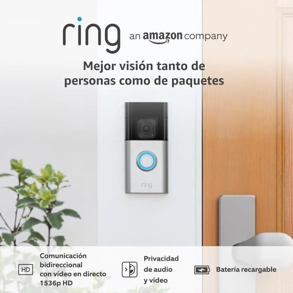 Nuestra experiencia con Ring Amazon Battery Video Doorbell Plus: seguridad y visión completa