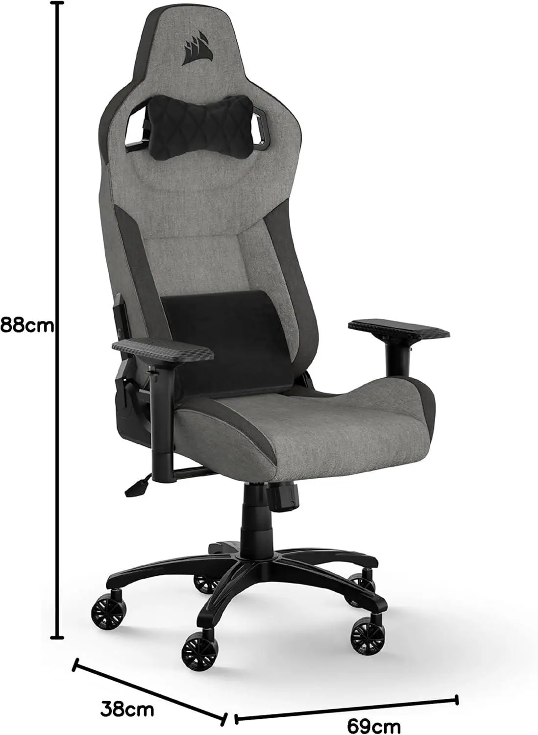 Probamos la Corsair T3 RUSH: comodidad y estilo motorsport para gamers