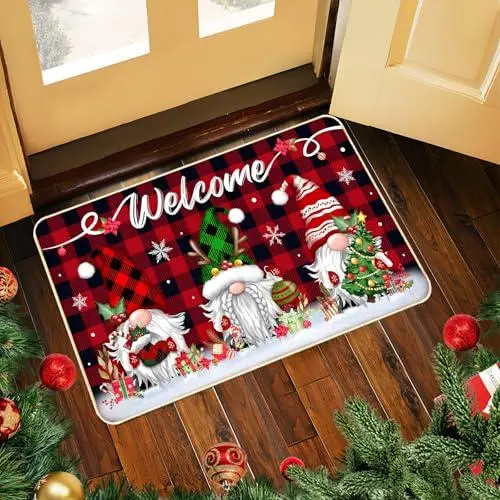 Navidad en casa: felpudos, luces, pegatinas y más