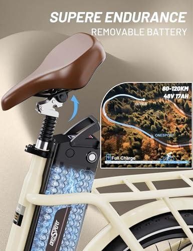 bicicleta plegable Nuestra reseña de la ONESPORT OT16-2: 48V, plegable y app