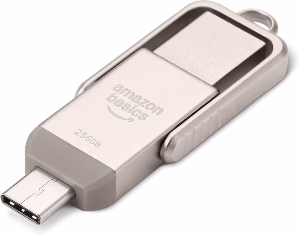 Nuestra opinión sobre la memoria USB dual de Amazon Basics: 256GB eficiente y versátil
