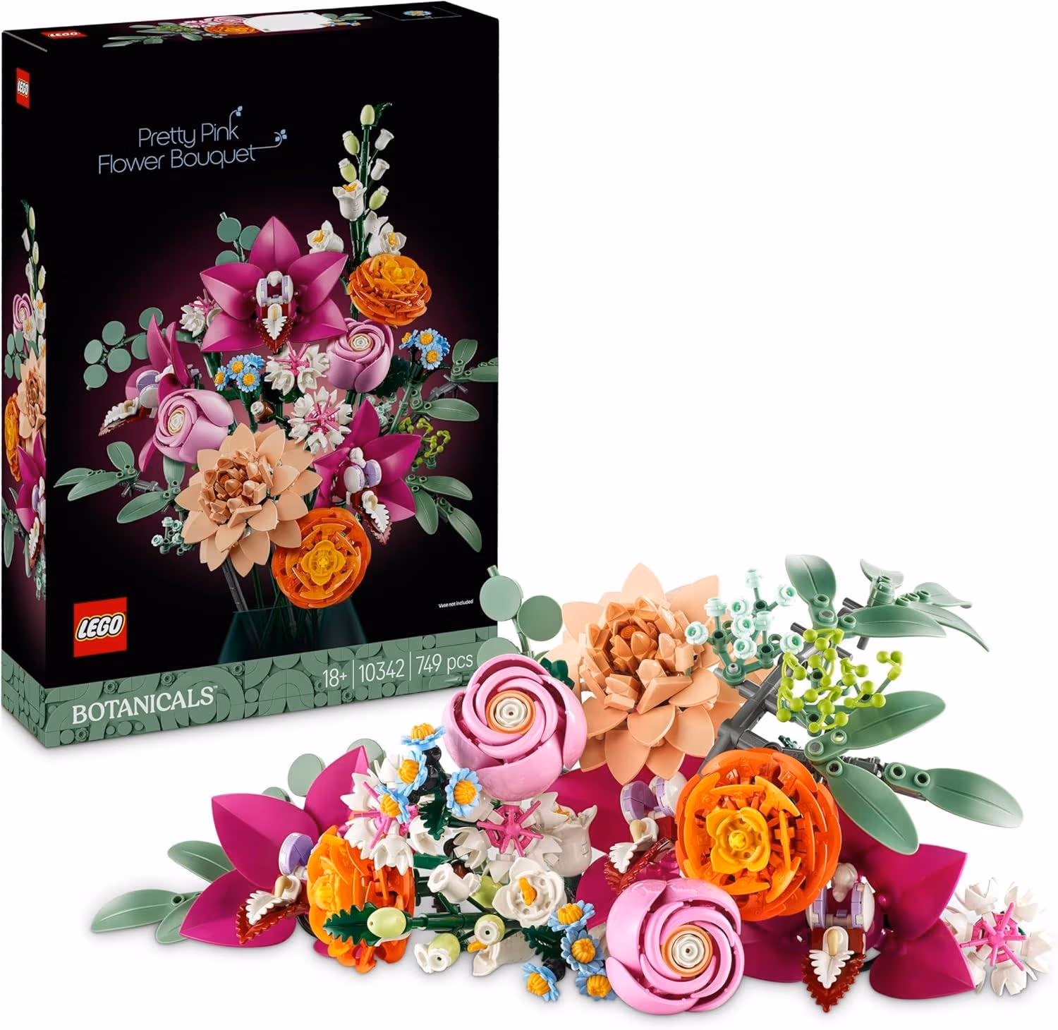 “Descubriendo la Magia del Ramo Botánico LEGO en Rosa”