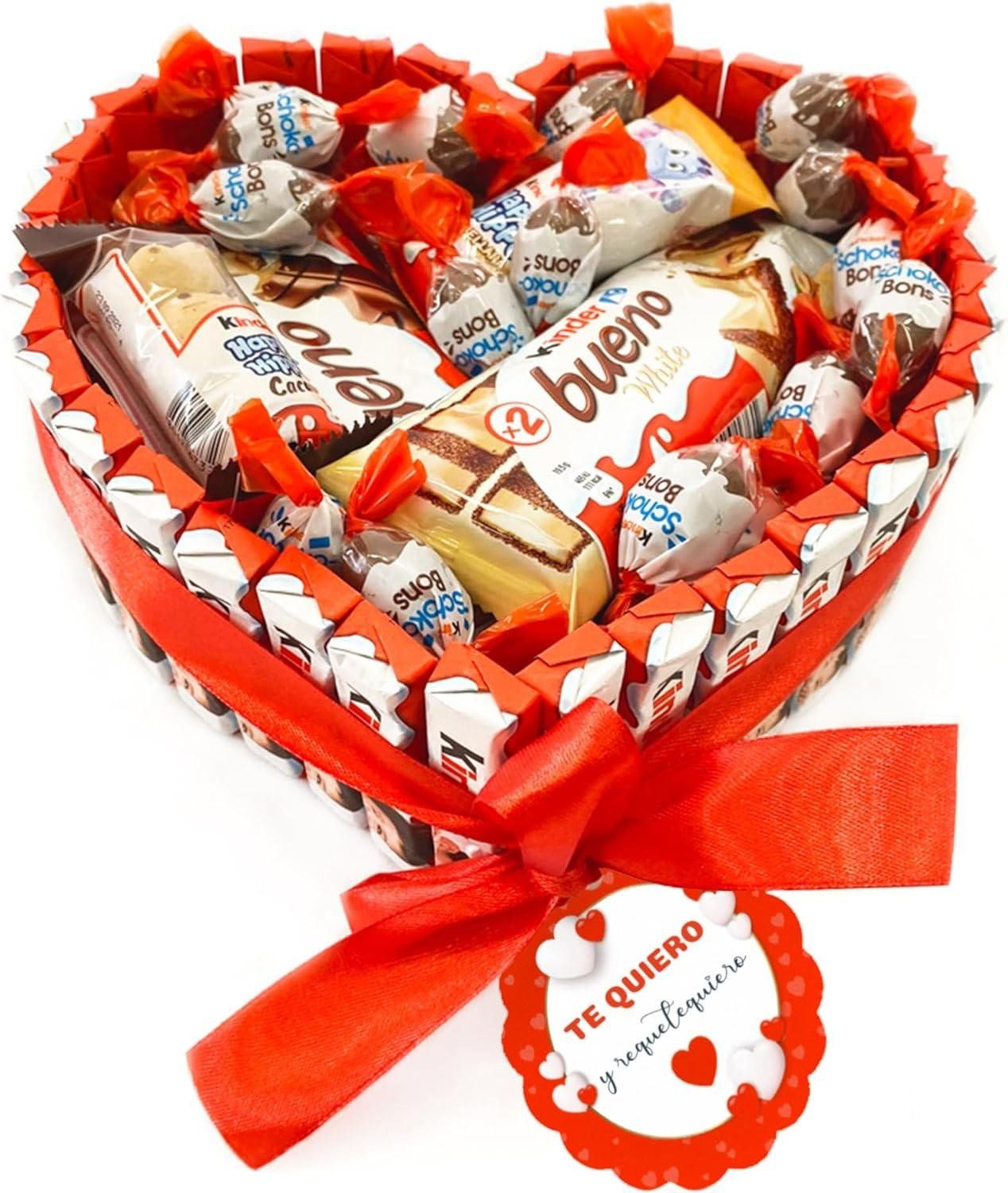 “Descubramos la Dulzura: La Canasta de Chocolates Kinder para San Valentín”