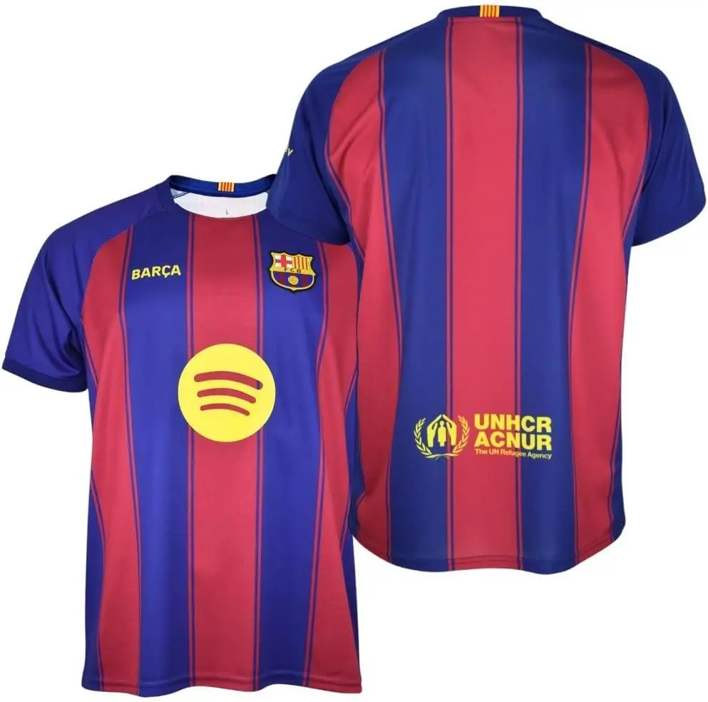 Camiseta oficial del FC Barcelona 2026 con sus colores y escudo