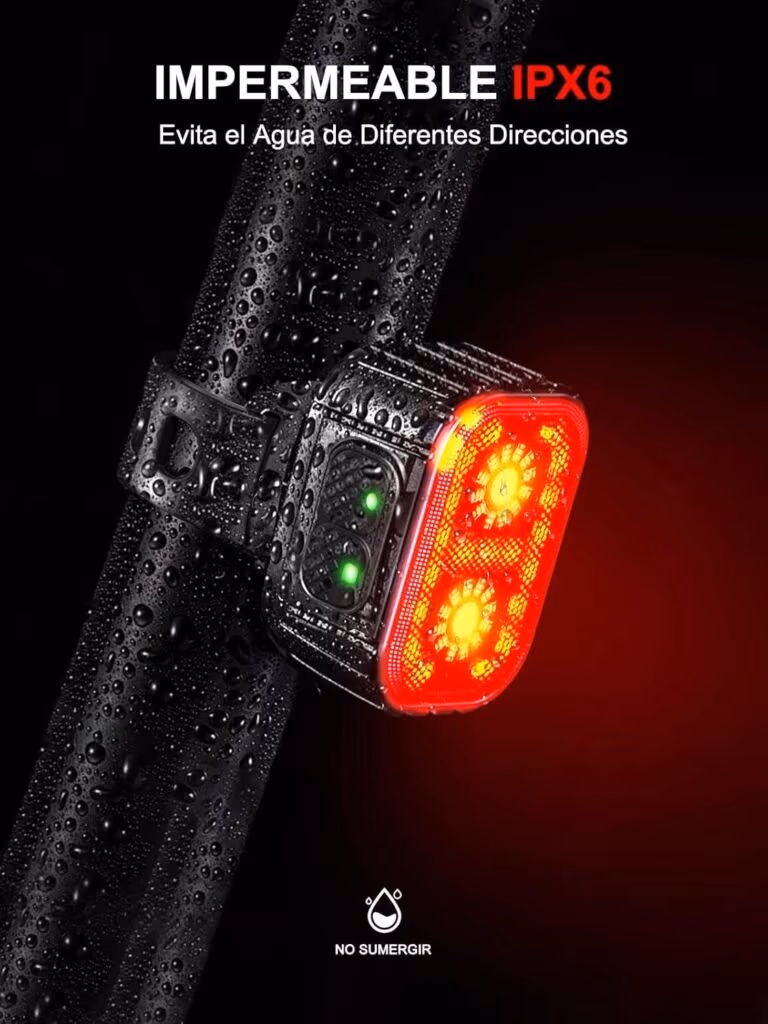 Luces Bicicleta Potente LED para Seguridad Ideal Luces Bicicleta Potente LED para Seguridad Ideal