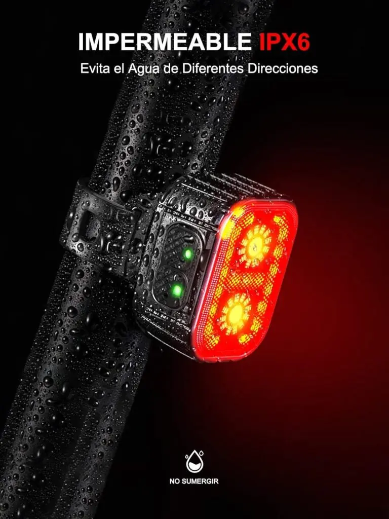 Luces Bicicleta Potente LED para Seguridad Ideal Luces Bicicleta Potente LED para Seguridad Ideal