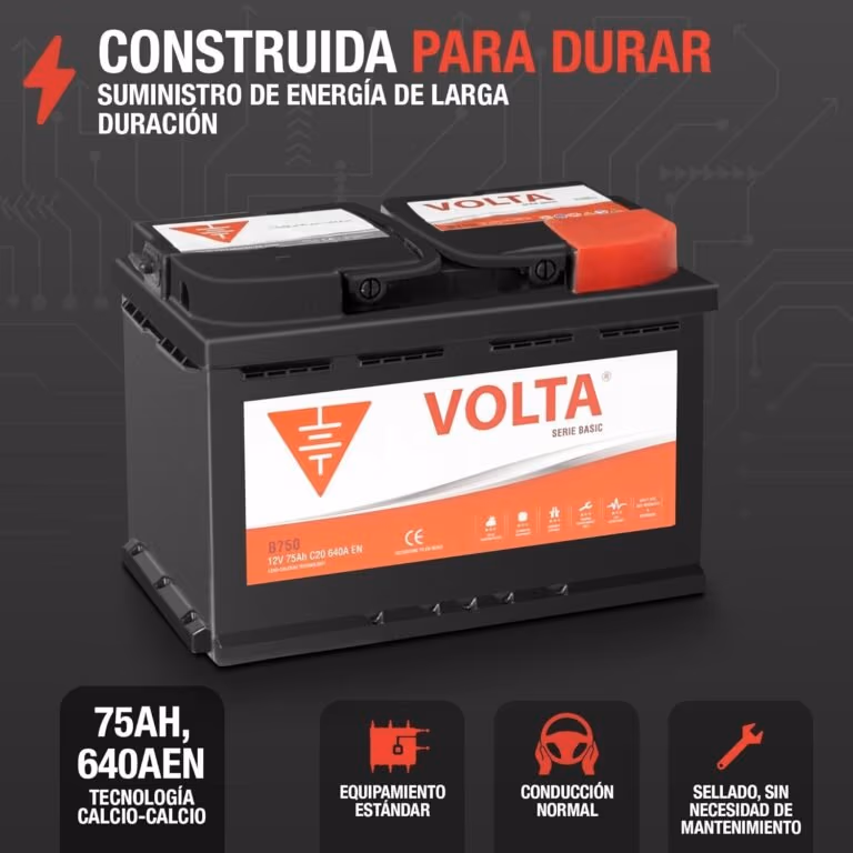 Batería de Coche Volta: Potencia y confianza europea Batería de Coche Volta: Potencia y confianza europea