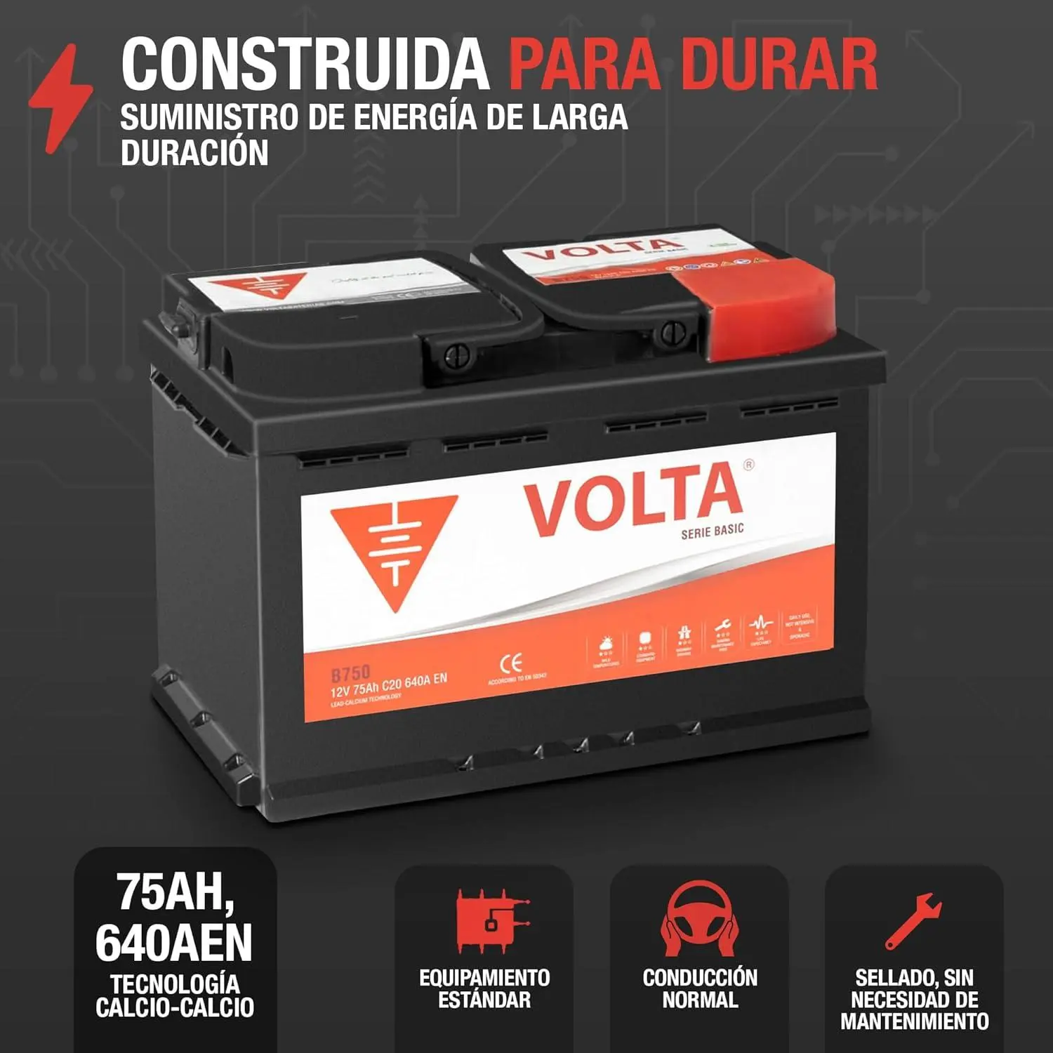 Batería Volta de coche
