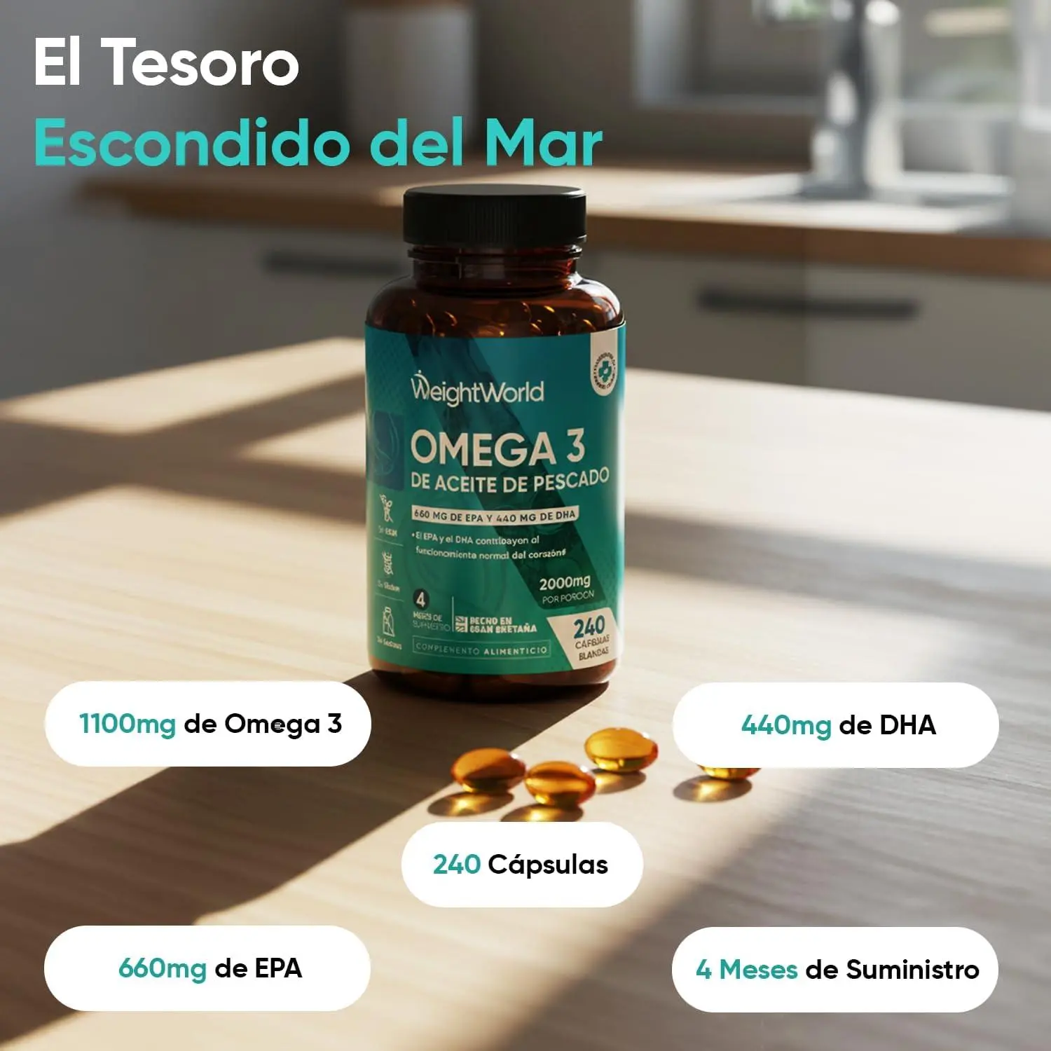 Descubramos Juntos los Beneficios del Omega 3 2000mg
