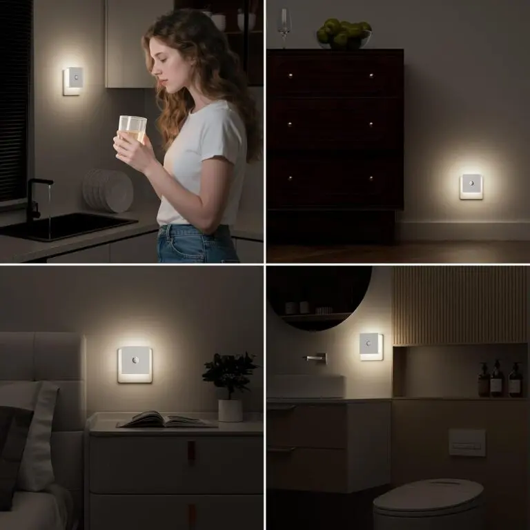 Luz Nocturna con Sensor de Movimiento para tu Hogar Luz Nocturna con Sensor de Movimiento para tu Hogar