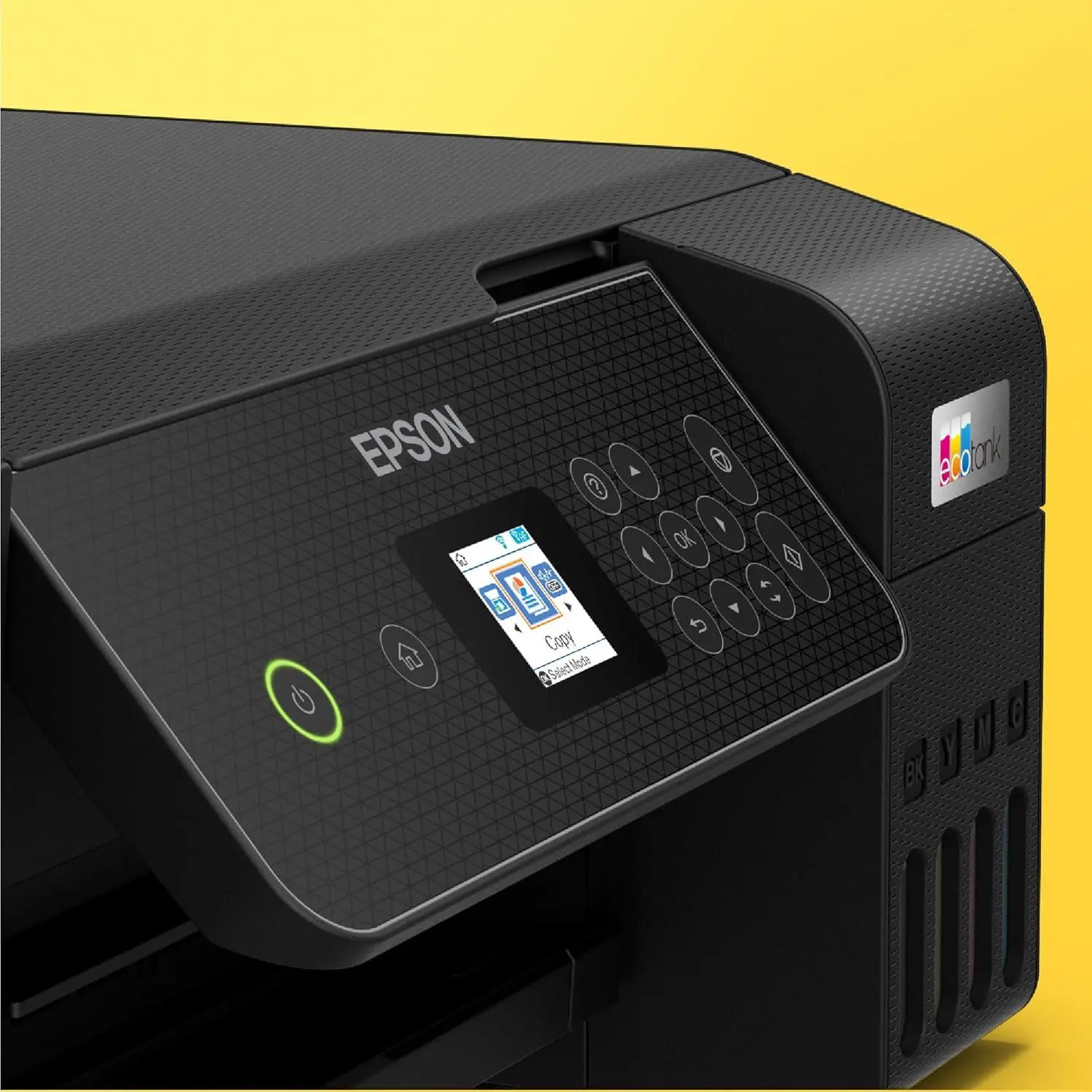 Impresora multifuncion Epson EcoTank ET-2870 con deposito de tinta recargable y conexion Wi-Fi