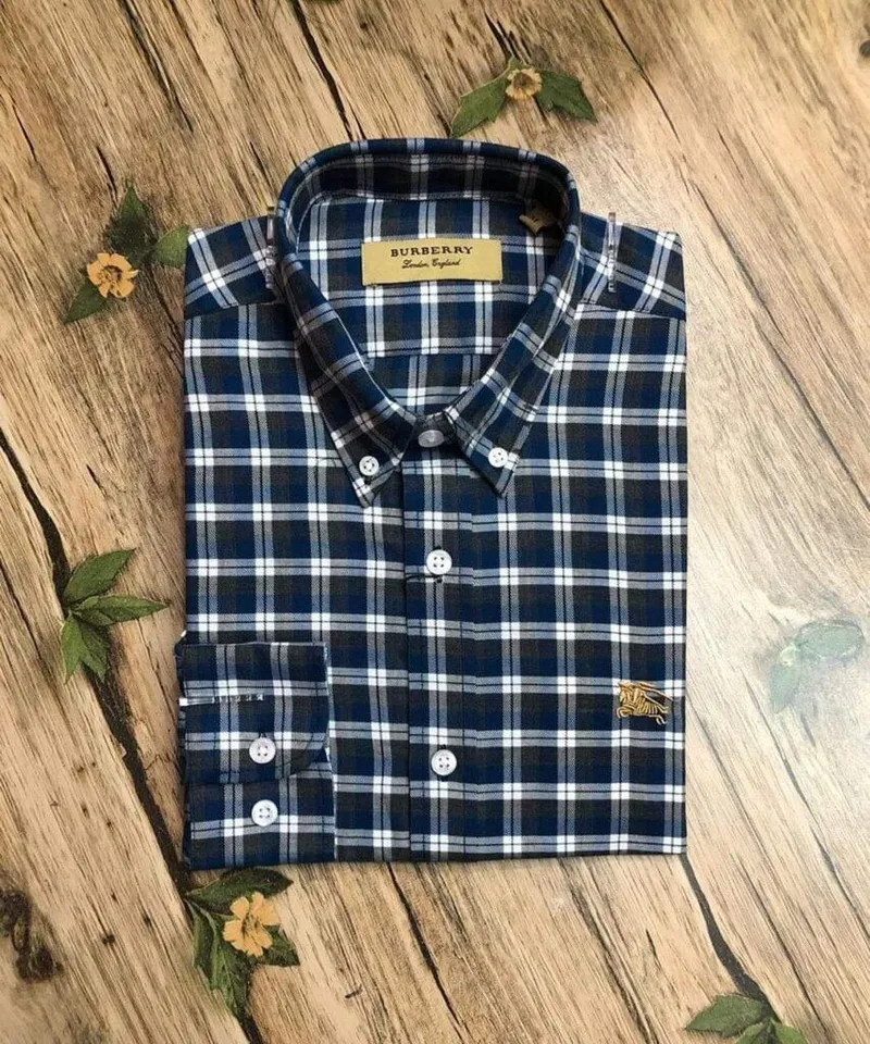 Man's shirt yarn dyed 2