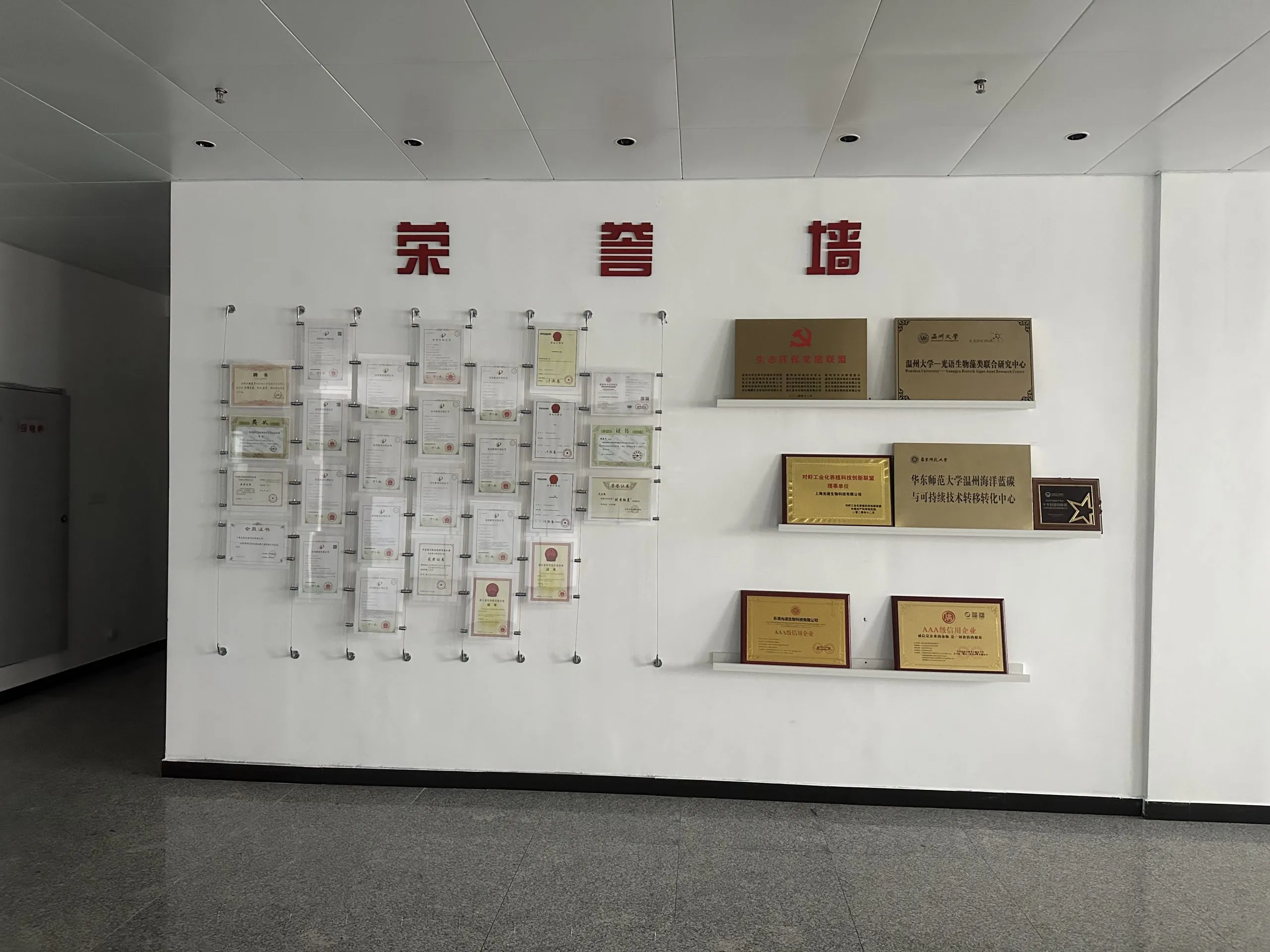 光语生物科技有限公司部分专利证书