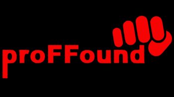 Das proFFound-Logo in Rot, symbolisiert Innovation und Professionalität, ideal für Unternehmensbranding und digitale Präsenz. Perfekt für SEO-optimierte Webinhalte.